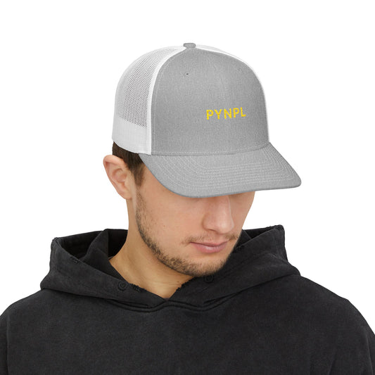 PYNPL Signature Embroidered Snapback Trucker Cap