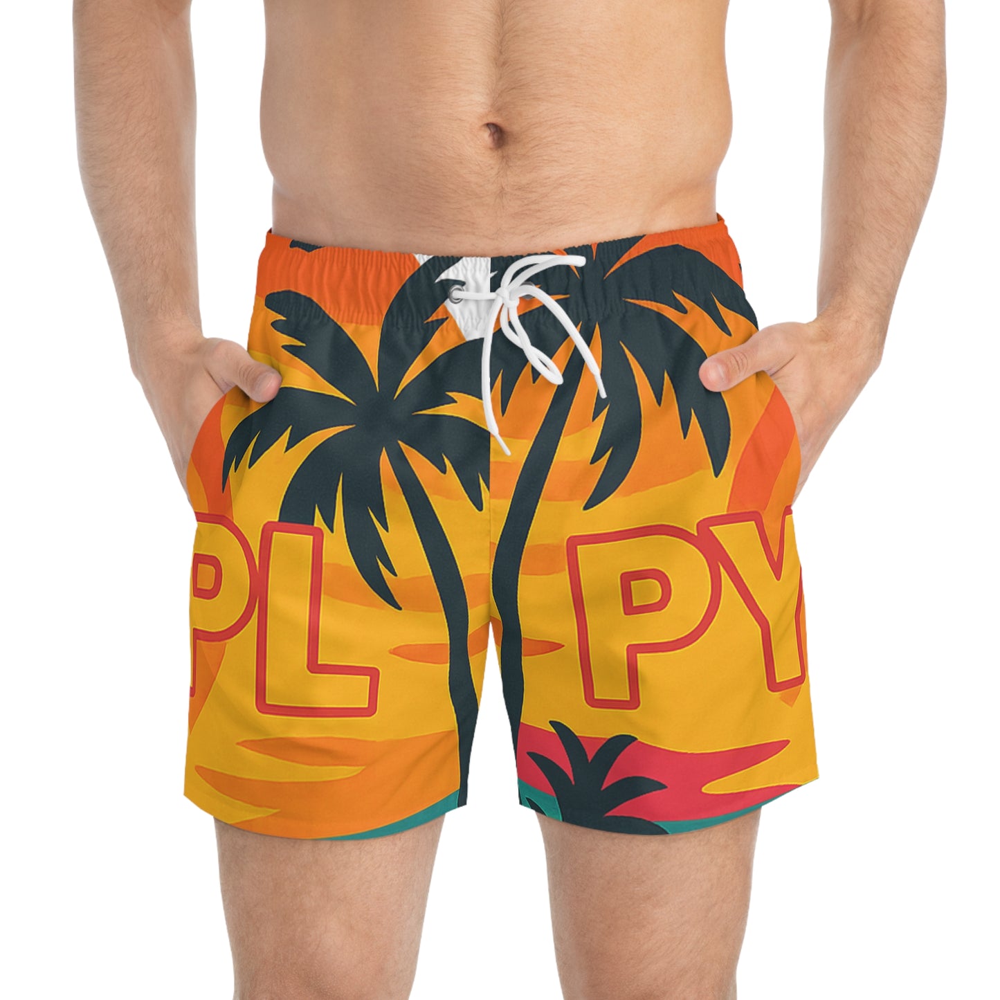 PYNPL Sunsets Swim Trunks