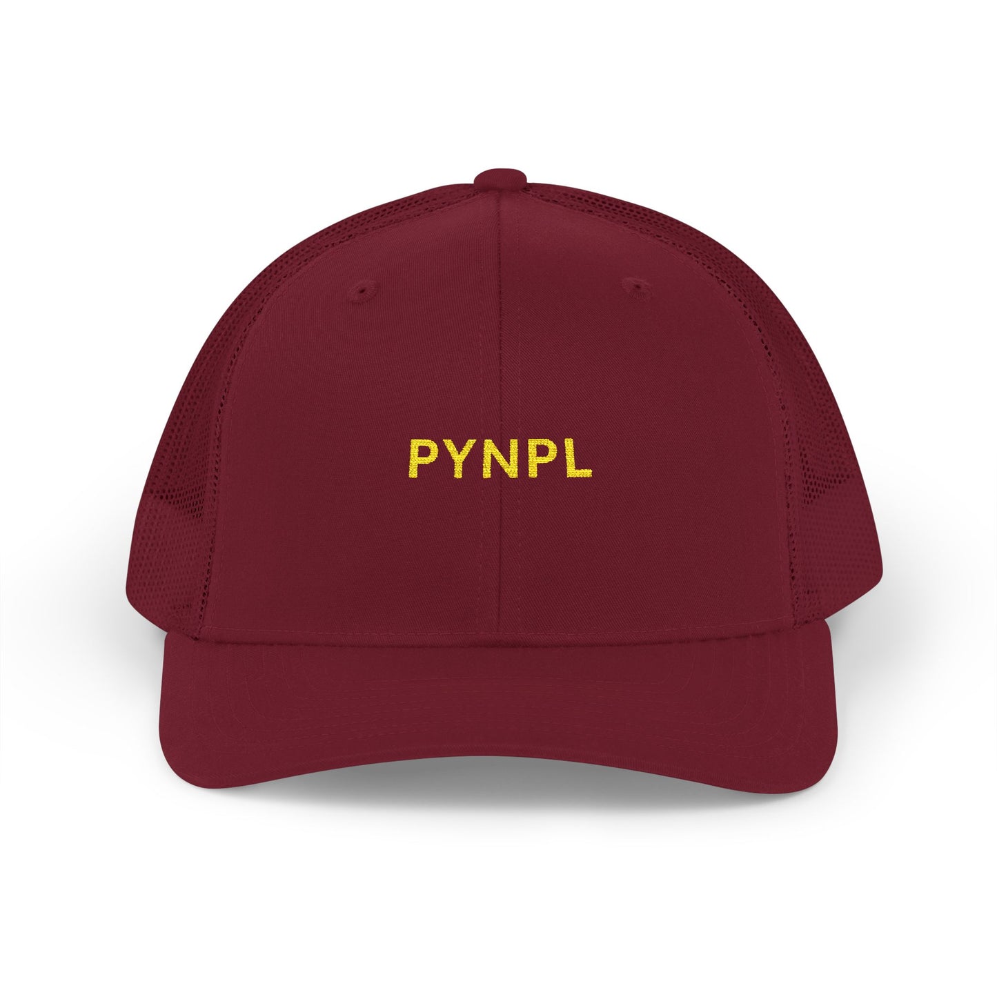 PYNPL Signature Embroidered Snapback Trucker Cap