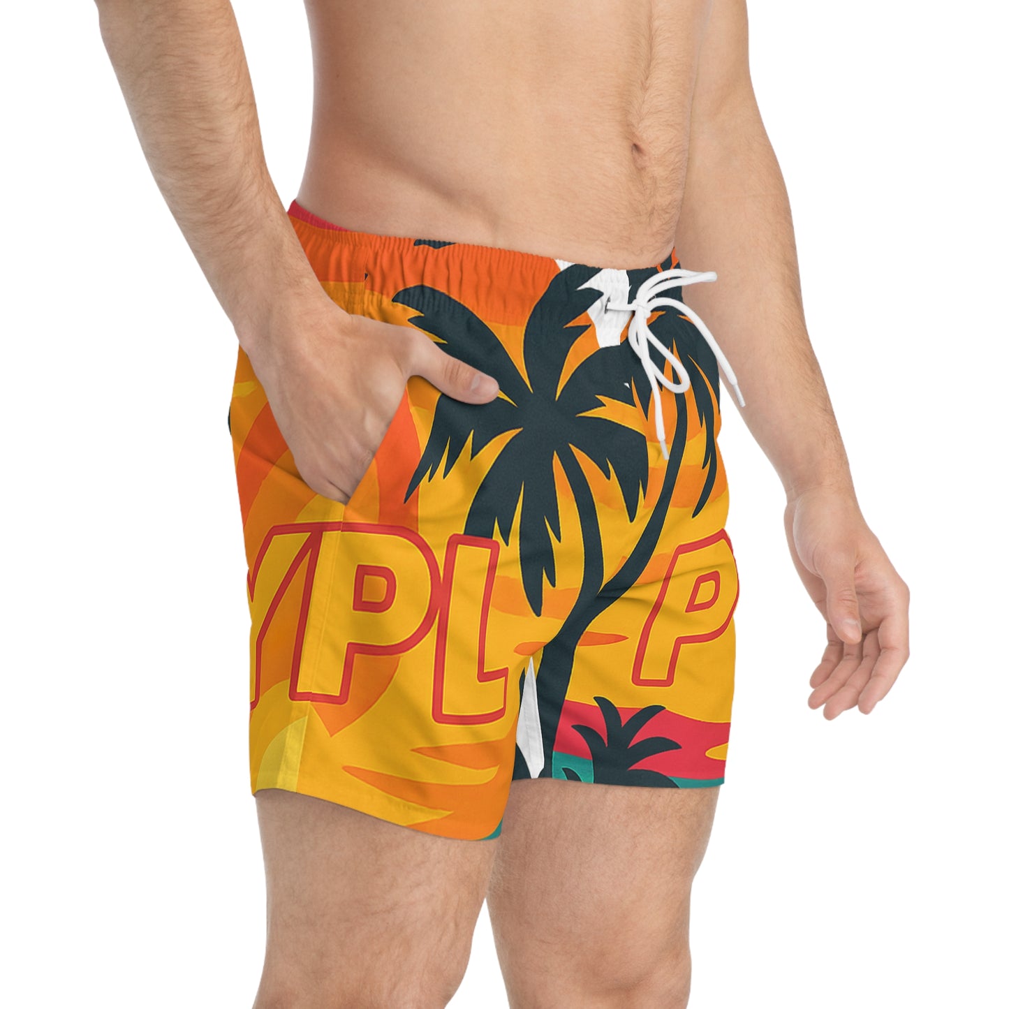 PYNPL Sunsets Swim Trunks