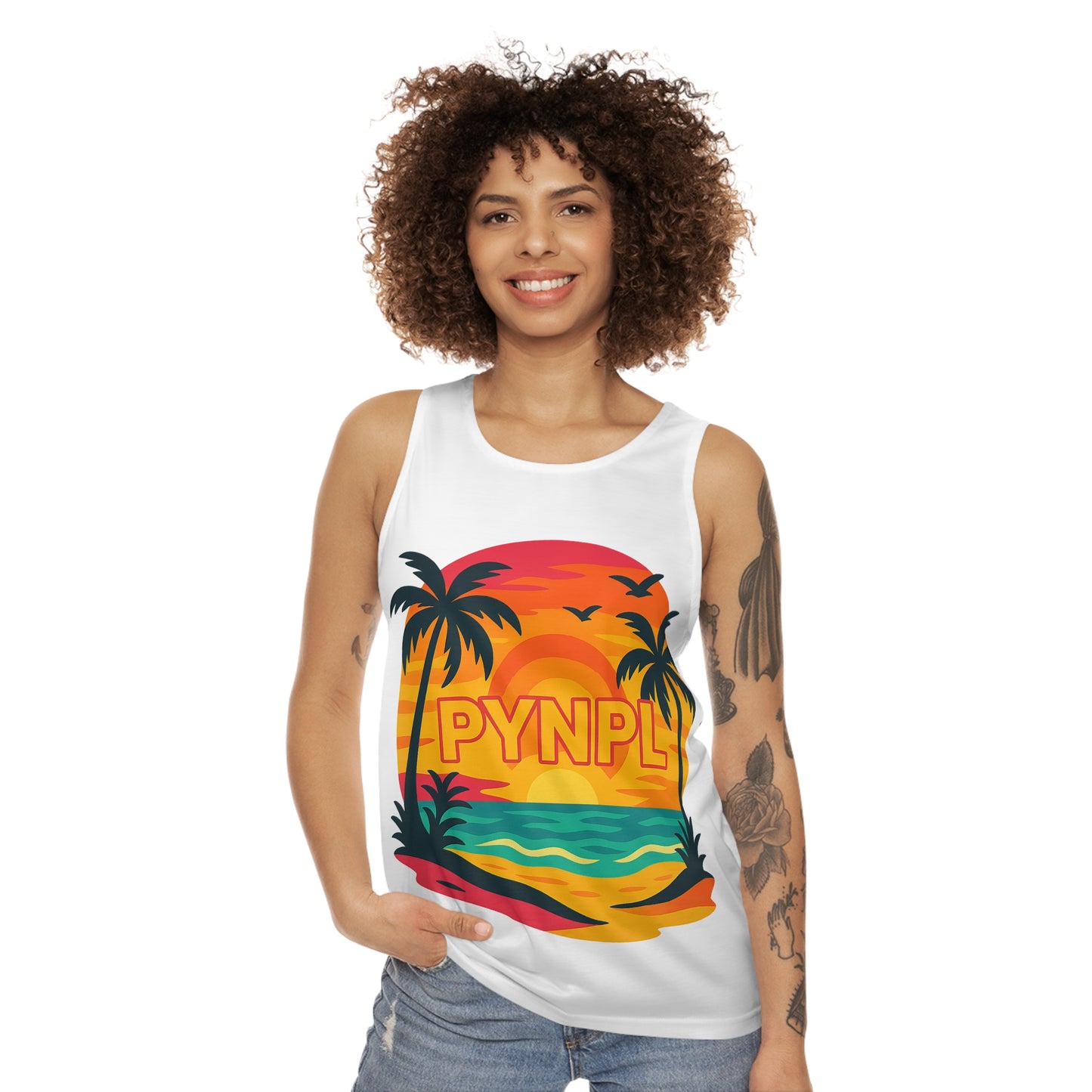 PYNPL Sunsets Unisex Graphic Tank Top