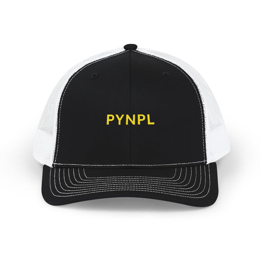 PYNPL Signature Embroidered Snapback Trucker Cap
