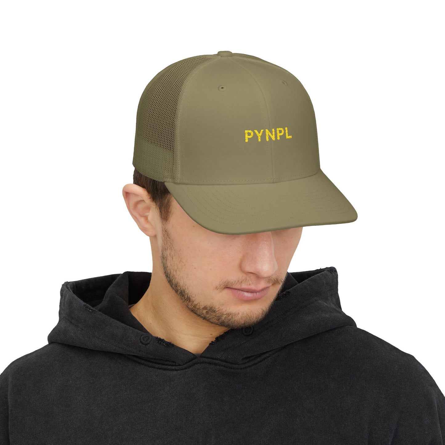 PYNPL Signature Embroidered Snapback Trucker Cap